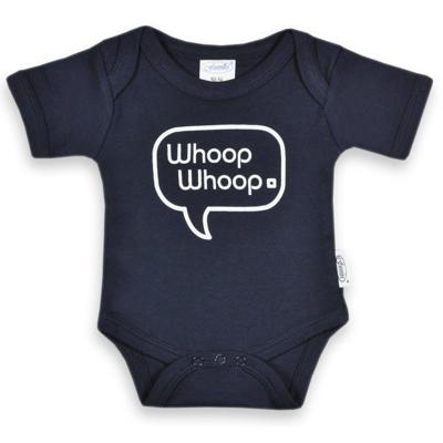 Funnies Romper Whoop Whoop Junior Katoen Zwart Maat 50/56 Funnies Romper Whoop Whoop Junior Katoen Zwart Maat 50/56