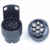 Stekker fietsdrager 7 > 13 polig k/m - thumbnail