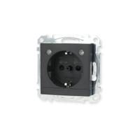 Merten MEG2304-0414 Wandcontactdoos System M Antraciet 1 stuk(s) - thumbnail