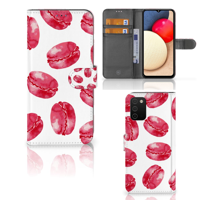 Samsung Galaxy A03s | Book Cover | Pink Macarons - thumbnail