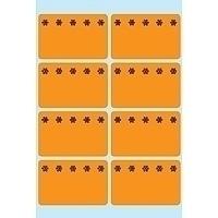 Etiket HERMA 3774 26x40mm diepvries oranje 48stuks - thumbnail