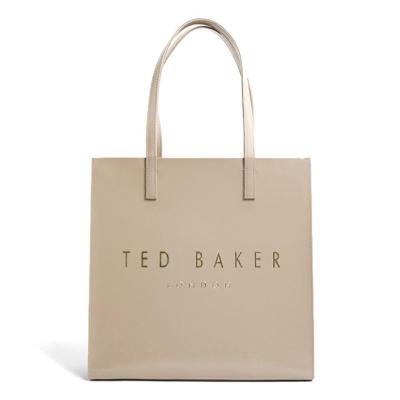 Ted Baker Crinkon Crinkle Large Icon Bag-Stone