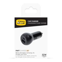 Otterbox Autolader 20 W USB-A, USB-C PPS, USB PD 3.0 Zwart Auto Snellader, USB Power Delivery (USB-PD) - thumbnail