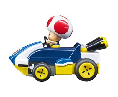 Carrera 370430035 CARRERA - 2.4GHz Mario Kart Mini RC - Toad Paperbox 1:50 RC auto Elektro Racewagen Incl. accu en laadkabel
