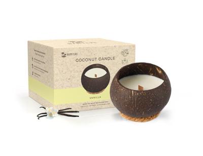 Namture Kokosnoot kaars - vanilla - 180g Namture Kokosnoot kaars - vanilla - 180g