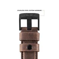 URBAN ARMOR GEAR UAG Compatibel Apple Watch Band 41 mm/40 mm/38 mm, iWatch Series 9/8/SE 2/7/6/5/4/3/2/1 & Watch SE, Top Grain Italiaans lederen vervangende band, leer bruin - thumbnail
