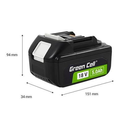 Green Cell BL1850 GC-PTMA18V5 Gereedschapsaccu 18 V 5 Ah Li-ion