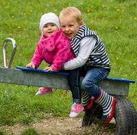 Playshoes fleece sjaaltje sterren fuchsia Maat - thumbnail