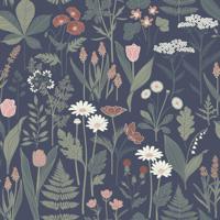 Dutch Wallcoverings Ortagard - Elsa Blue - Blauw - thumbnail