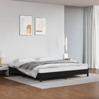 Bedframe kunstleer zwart 180x200 cm - thumbnail