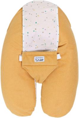 3-in-1 zwangerschapskussen - TINEO - MULTIRELAX - Badstof - Geel / Stippen