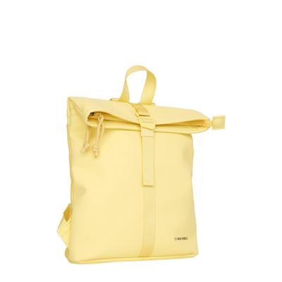 New Rebels Branson - Los Angeles Rolltop Backpack Mini Butter Yellow | 7L Waterafstotende Rugzak van PU