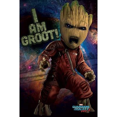 Guardians Of The Galaxy Vol. 2 Angry Groot Poster 61x91.5cm Guardians Of The Galaxy Vol. 2 Angry Groot Poster 61x91.5cm