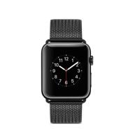 Roestvrijstalen horlogeband voor Apple Watch serie 3 & 2 & 1 38mm(Black) - thumbnail