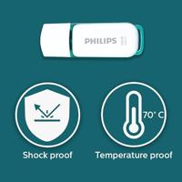 Philips FM25FD75B USB flash drive 256 GB USB Type-A 3.0 (3.1 Gen 1) Turkoois, Wit - thumbnail