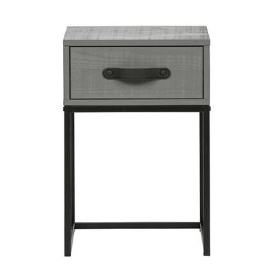 WOOOD Nachtkastje 'Morris' met 1 lade, kleur Leem