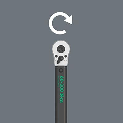 Wera Click-Click-Torque C 4 draaimomentsleutel met omschakelratel, 1/2 duim, 60 - 300 Nm - 1 stuk(s) - 05075623001 - thumbnail