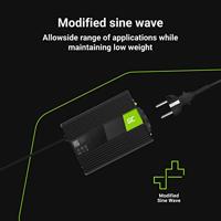 Green Cell INV06 netvoeding & inverter Auto 150 W Zwart - thumbnail