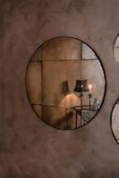 Dutchbone Ronde Spiegel 'Mado' Antique finish, 89cm - thumbnail