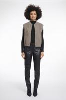 Rino & Pelle Gilet Elona | Taupe - thumbnail