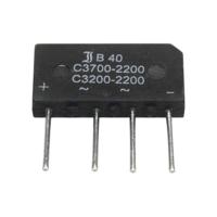 Diotec B40C3700A Bruggelijkrichter SIL-4 80 V 3.7 A Eenfasig - thumbnail