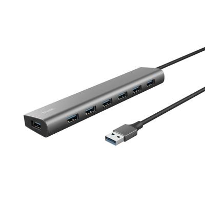 Trust Halyx 7-Port Mini USB Hub Aluminium