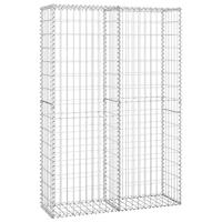 Schanskorf met deksels 150x100x30 cm gegalvaniseerd draad - thumbnail