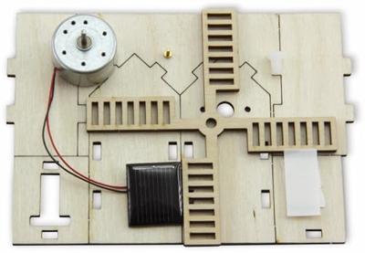Solexpert Bouwpakket - hollandse molen met zonnepaneel - mini