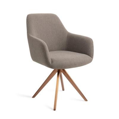 Jesper Home Eetkamerstoel 'Hiroo' Draaibaar, Turn Rose, kleur Foggy Fusion