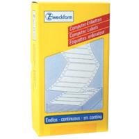 Etiket Avery Zweckform 3615 88.9x35.7mm 1-baans wit 4000stuk - thumbnail