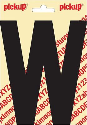 Plakletter Nobel Sticker letter W zwart Pickup - Pickup Plakletter Nobel Sticker letter W zwart Pickup - Pickup
