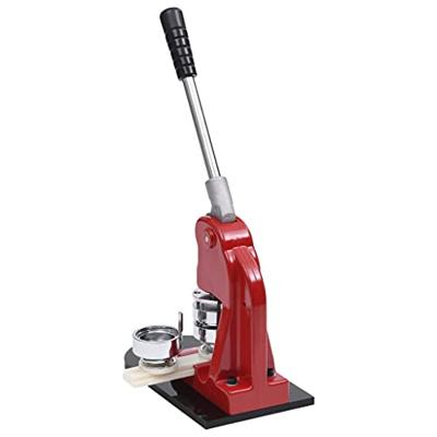 Buttonmachine met cirkelsnijder 37 mm