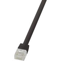 LogiLink CF2113U RJ45 Netwerkkabel, patchkabel CAT 6 U/UTP 20.00 m Zwart Zeer flexibel 1 stuk(s) - thumbnail