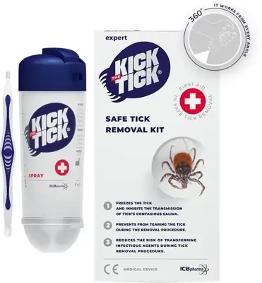Kick the Tick spray 90ml + tekentang Kick the Tick spray 90ml + tekentang