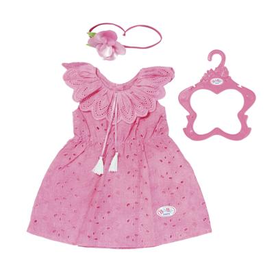 Baby Born Trendy Bloemenjurk Roze