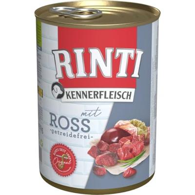 RINTI Kennerfleisch Horse - natvoer voor honden - 400g