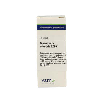 VSM Anacardium orientale 200K 4 Gram VSM Anacardium orientale 200K 4 Gram
