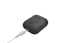 Cygnett TekView Slim Case voor Air Pods 1 & 2 - Grijs/Zwart - thumbnail