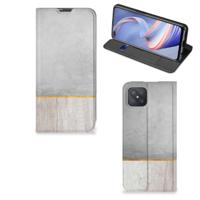 OPPO Reno4 Z 5G Book | Wallet Case | Wood Concrete - thumbnail