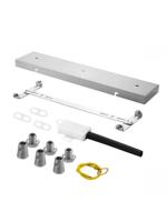 Light depot - plafondkap XXL 3 lichts - mat staal - Outlet - thumbnail