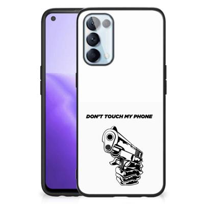 OPPO Reno5 5G | Find X3 Lite | Telefoon Hoesje | Gun Don&apos;t Touch My Phone