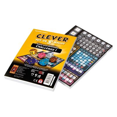 999Games scoreblokken clever tot de 3e macht challenge