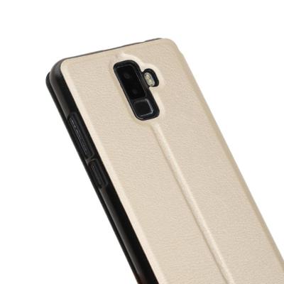 OCUBE voor Leagoo M9 (MPH1992) voorjaar textuur horizontale Flip lederen draagtas met houder (goud)