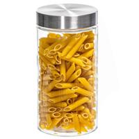 Sareva Voorraadpot - Glas / Kunststof deksel - ø 11.5 cm / 1.7 liter - thumbnail