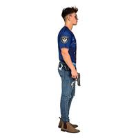 Kostuums voor Volwassenen My Other Me Gespierde Politie - Maat: S - Maat: S - thumbnail
