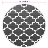 Buitenkleed 120 cm polypropeen blauw - thumbnail