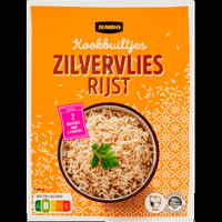 Jumbo Kookbuiltjes Zilvervliesrijst 2 x 125 g - thumbnail