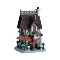 Lemax crepes & croissants bakery verlicht kersthuisje Caddington Village 2017 - thumbnail