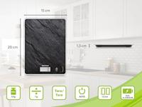 Soehnle 61515 page compact 300 digitale keukenweegschaal leisteenlook - thumbnail