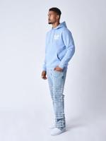 Project X Paris Papillon Hoodie Heren Lichtblauw - Maat XL - Kleur: Lichtblauw | Soccerfanshop - thumbnail